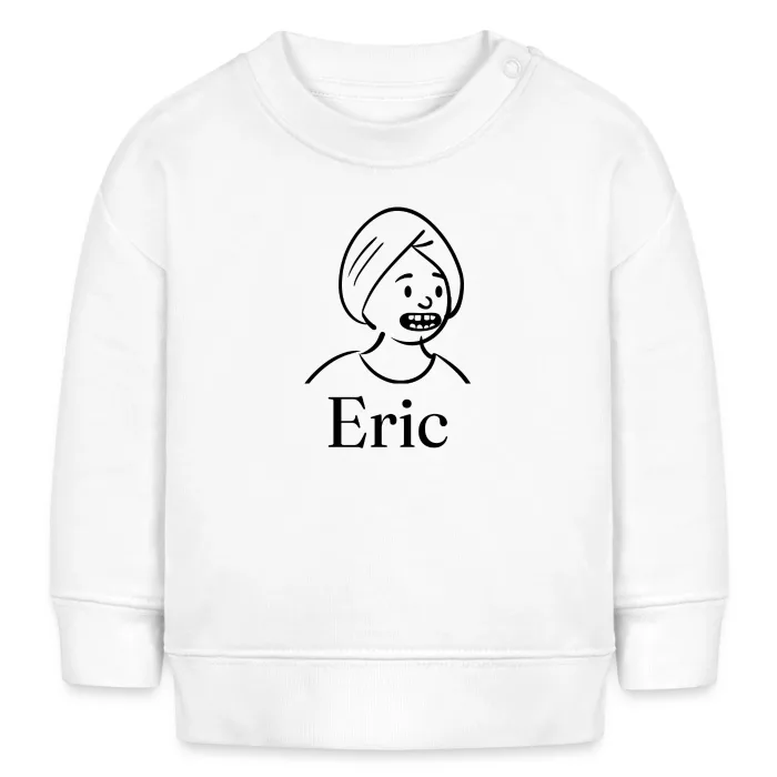 Sweat bébé personnalisé au prénom Eric
