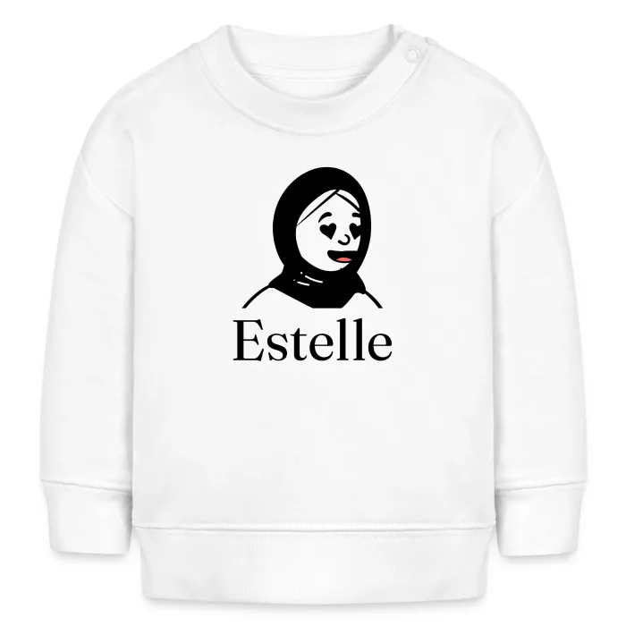 Sweat bébé personnalisé au prénom Estelle