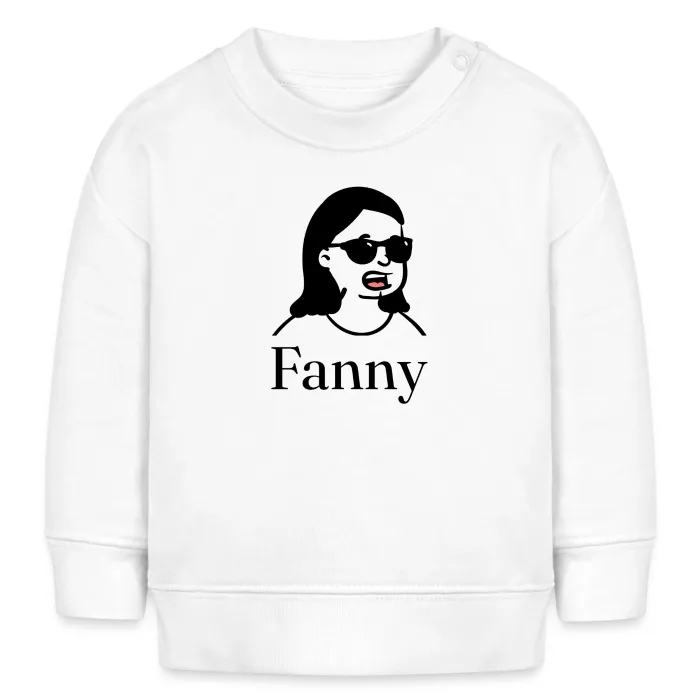 Sweat bébé personnalisé au prénom Fanny