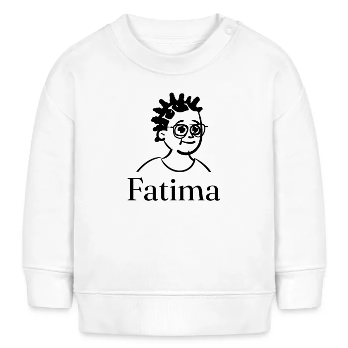 Sweat bébé personnalisé au prénom Fatima
