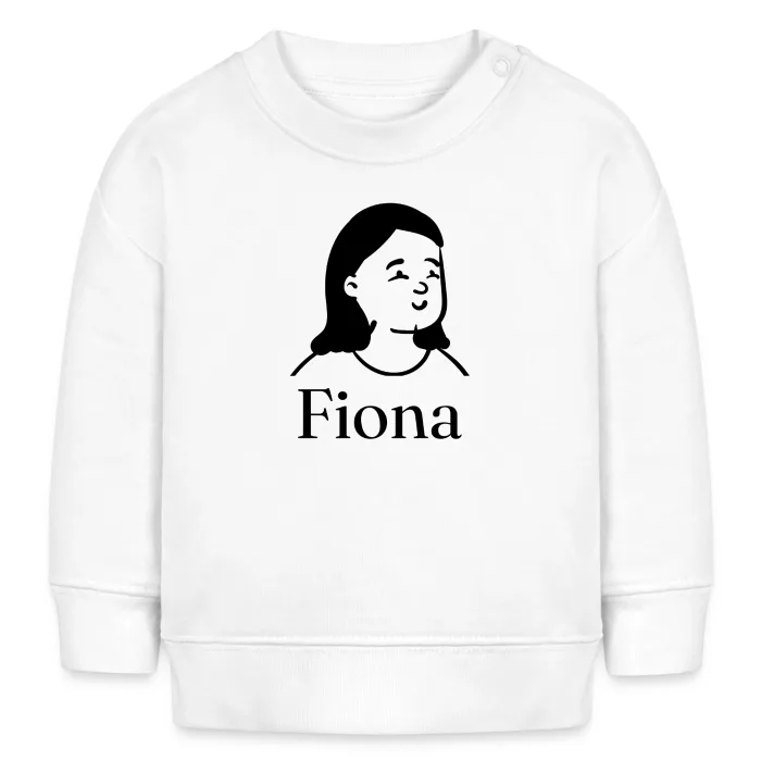 Sweat bébé personnalisé au prénom Fiona
