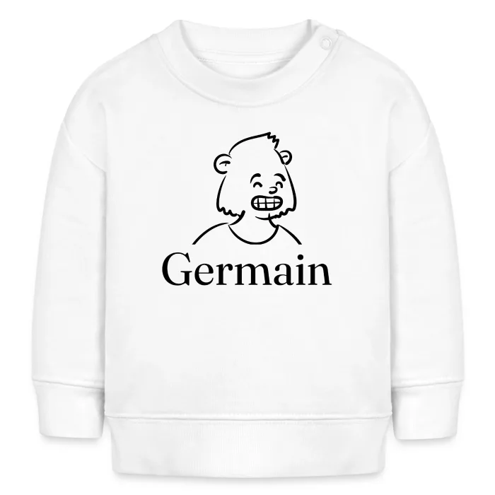 Sweat bébé personnalisé au prénom Germain