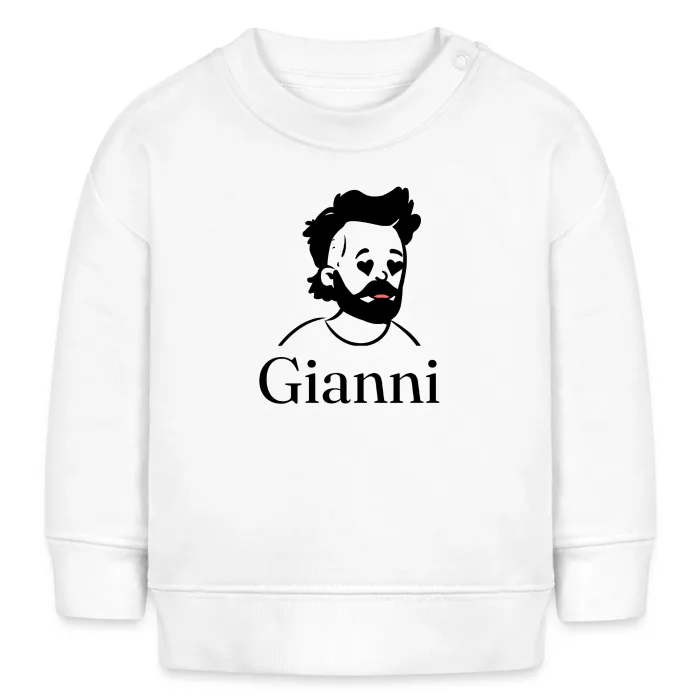 Sweat bébé personnalisé au prénom Gianni