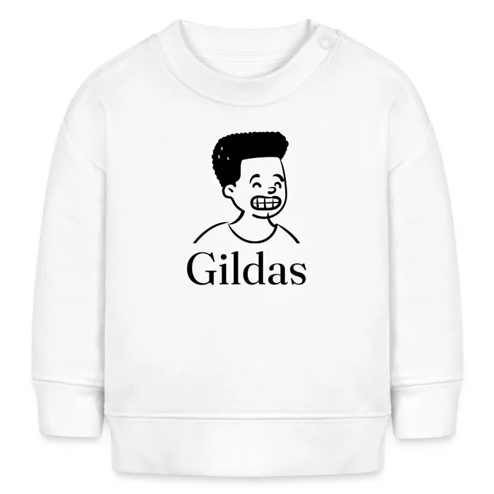 Sweat bébé personnalisé au prénom Gildas