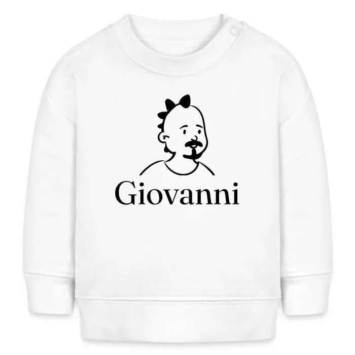 Sweat bébé personnalisé au prénom Giovanni