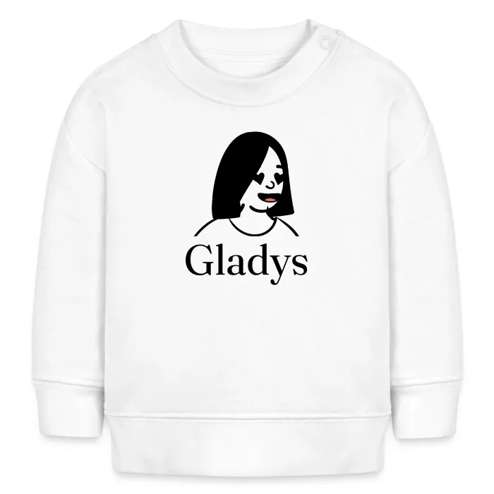 Sweat bébé personnalisé au prénom Gladys