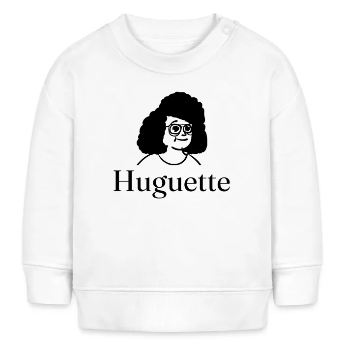 Sweat bébé personnalisé au prénom Huguette