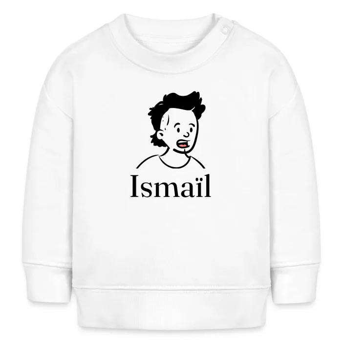 Sweat bébé personnalisé au prénom Ismaïl