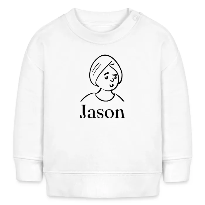 Sweat bébé personnalisé au prénom Jason