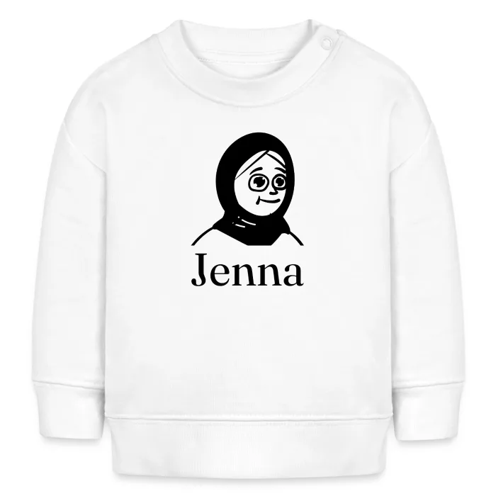 Sweat bébé personnalisé au prénom Jenna