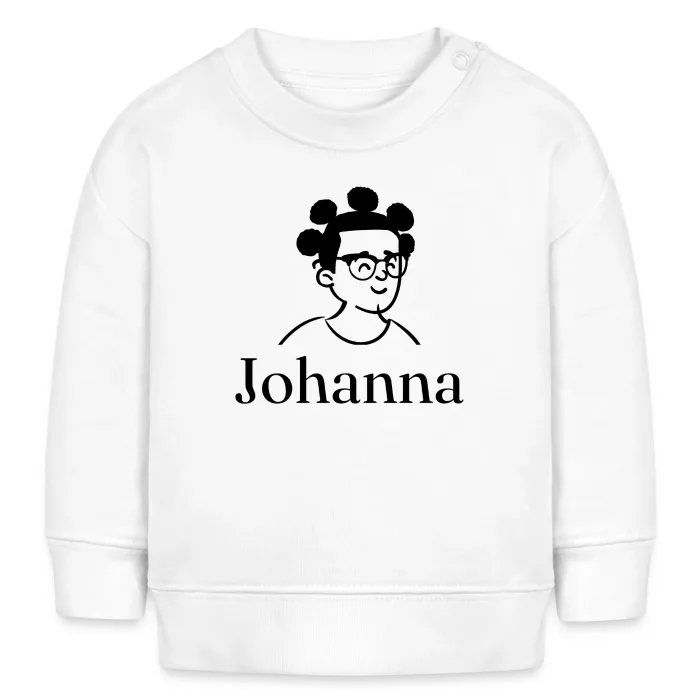 Sweat bébé personnalisé au prénom Johanna