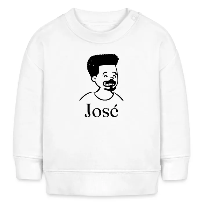 Sweat bébé personnalisé au prénom José