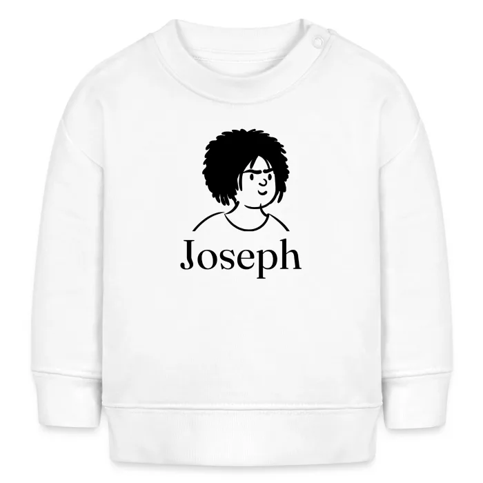 Sweat bébé personnalisé au prénom Joseph