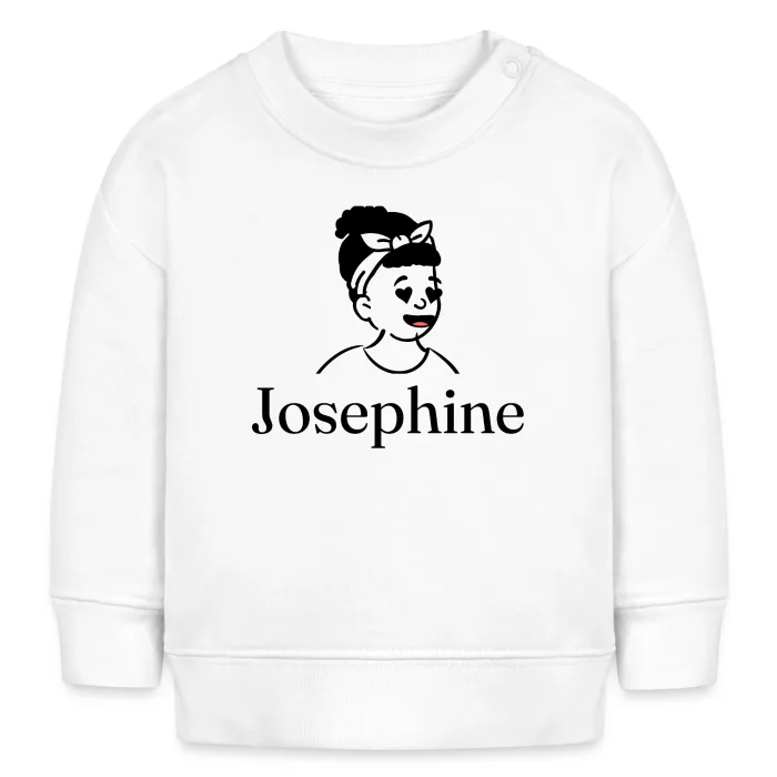 Sweat bébé personnalisé au prénom Josephine