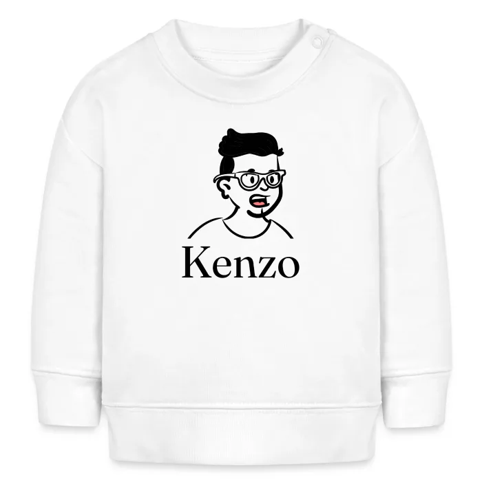 Sweat bébé personnalisé au prénom Kenzo