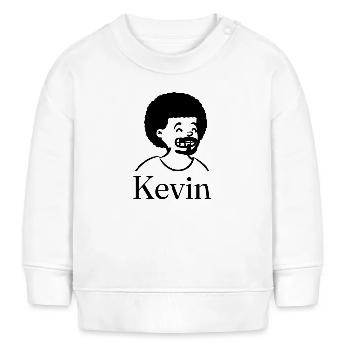 Sweat bébé personnalisé au prénom Kevin