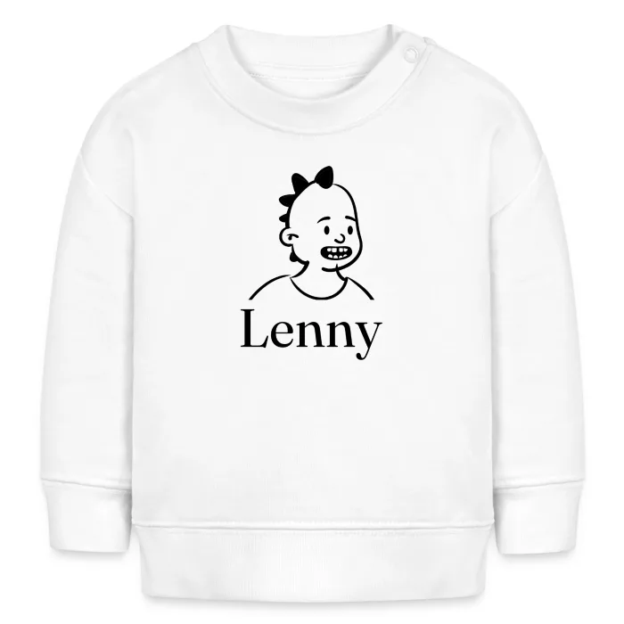 Sweat bébé personnalisé au prénom Lenny