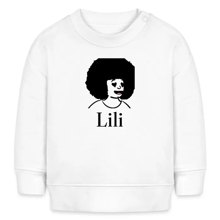 Sweat bébé personnalisé au prénom Lili