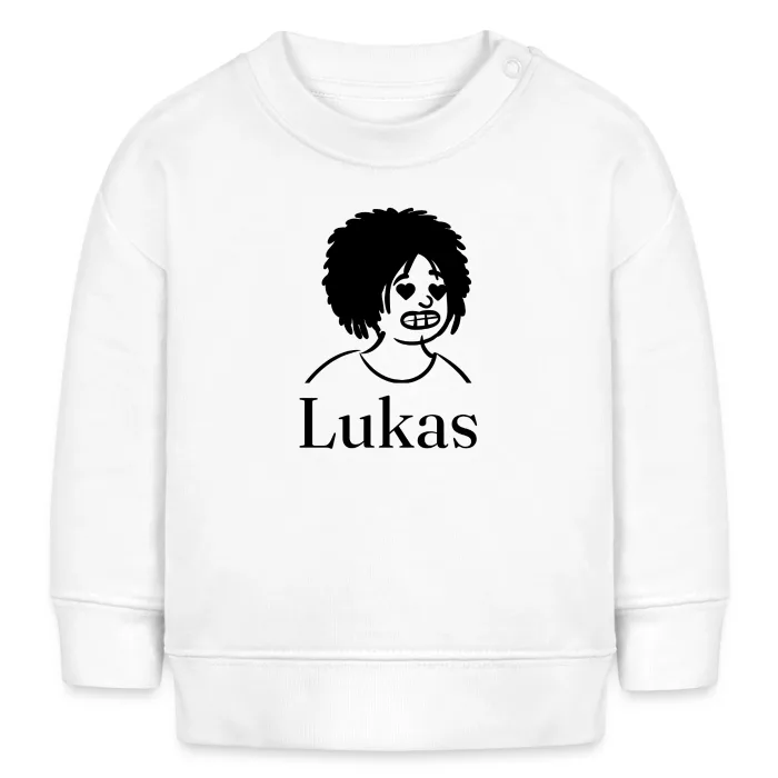 Sweat bébé personnalisé au prénom Lukas