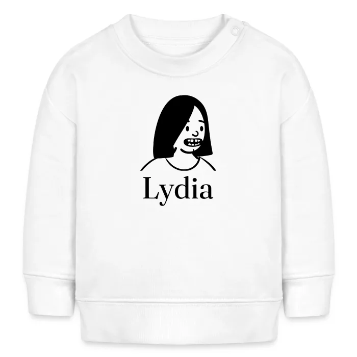 Sweat bébé personnalisé au prénom Lydia