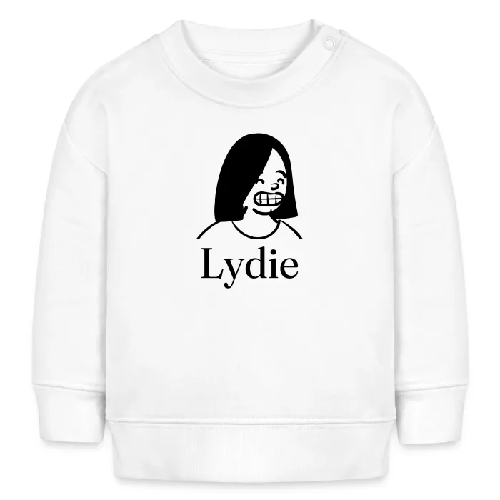 Sweat bébé personnalisé au prénom Lydie