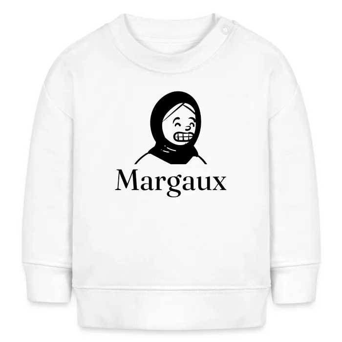 Sweat bébé personnalisé au prénom Margaux