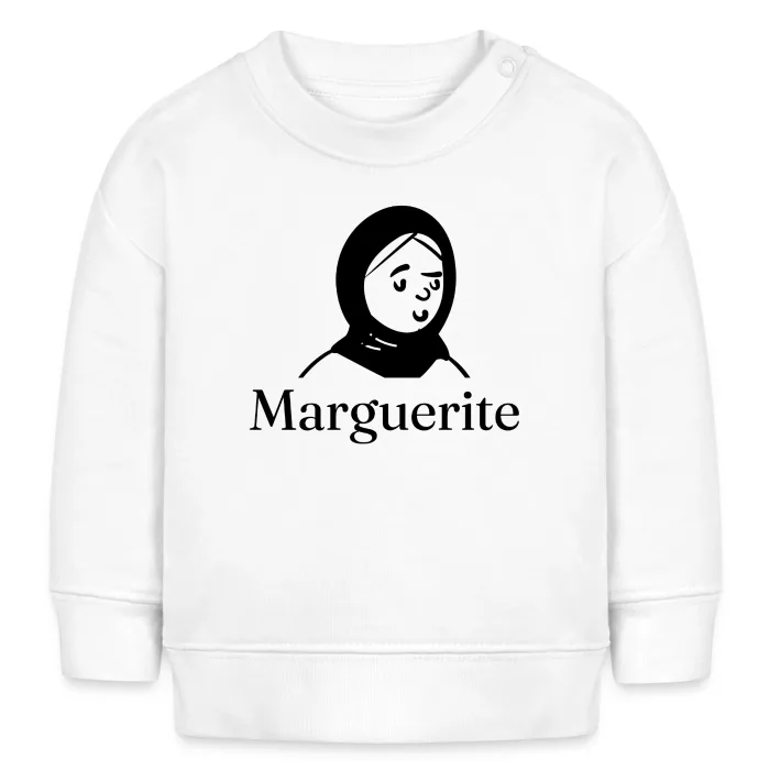 Sweat bébé personnalisé au prénom Marguerite