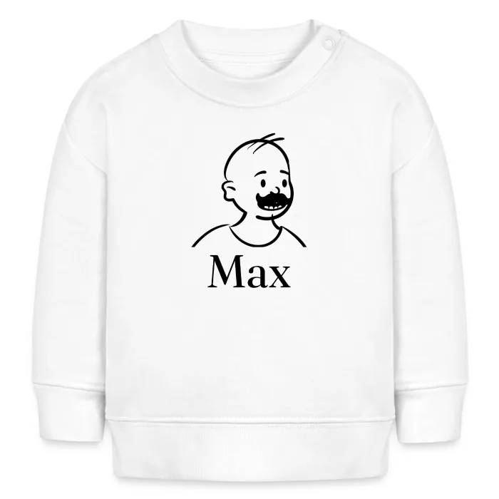 Sweat bébé personnalisé au prénom Max