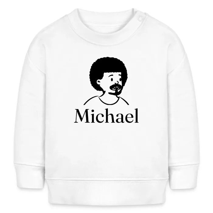 Sweat bébé personnalisé au prénom Michael