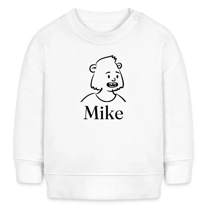 Sweat bébé personnalisé au prénom Mike