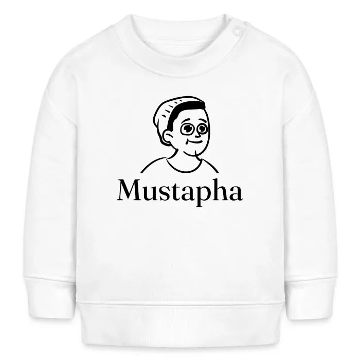 Sweat bébé personnalisé au prénom Mustapha