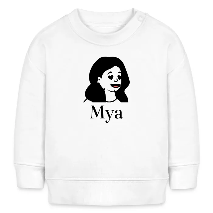 Sweat bébé personnalisé au prénom Mya