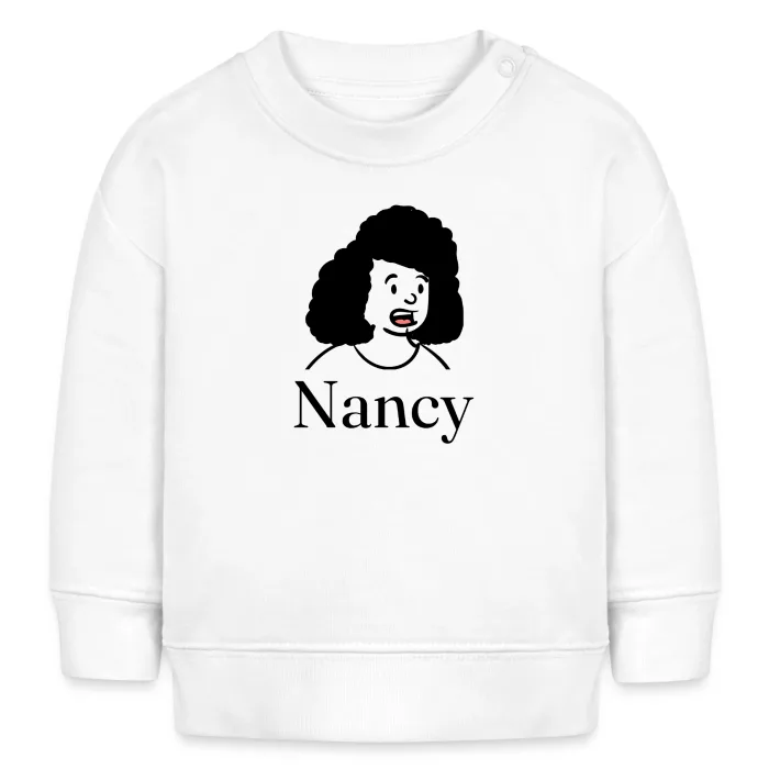 Sweat bébé personnalisé au prénom Nancy
