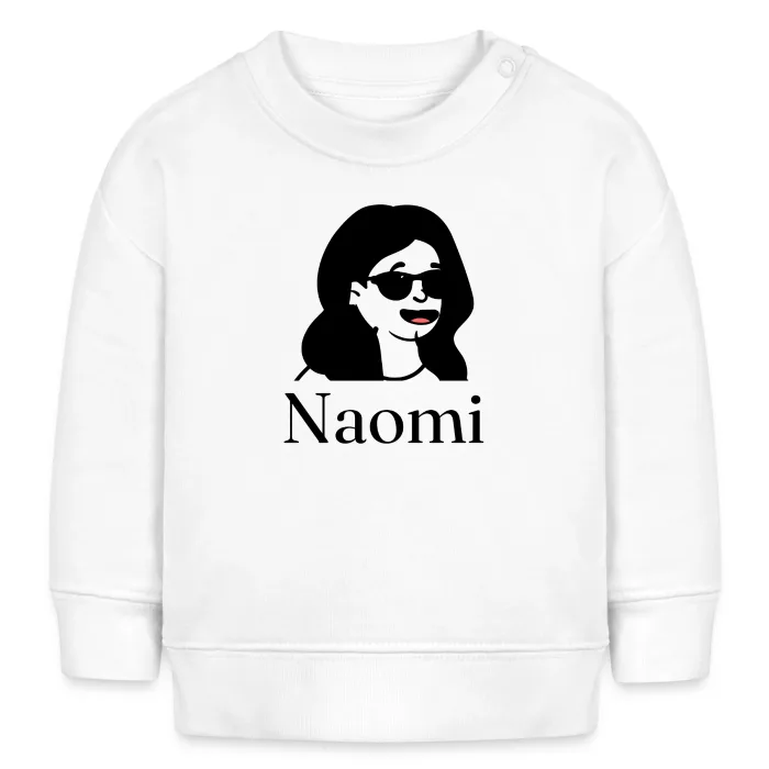 Sweat bébé personnalisé au prénom Naomi