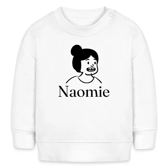 Sweat bébé personnalisé au prénom Naomie