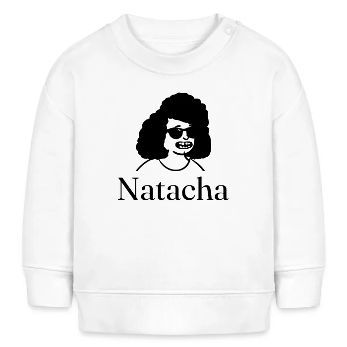 Sweat bébé personnalisé au prénom Natacha