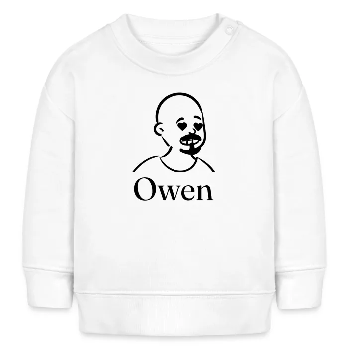 Sweat bébé personnalisé au prénom Owen
