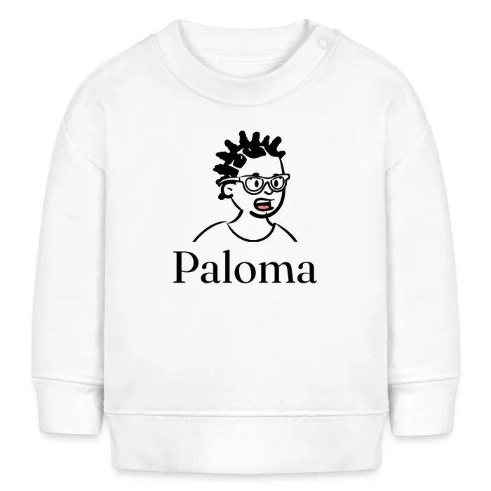 Sweat bébé personnalisé au prénom Paloma