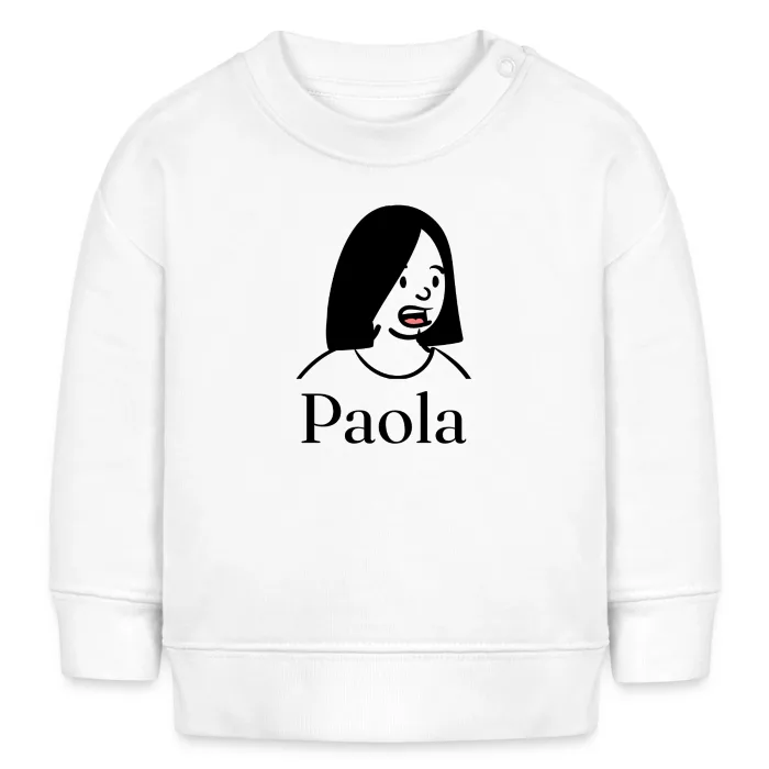 Sweat bébé personnalisé au prénom Paola