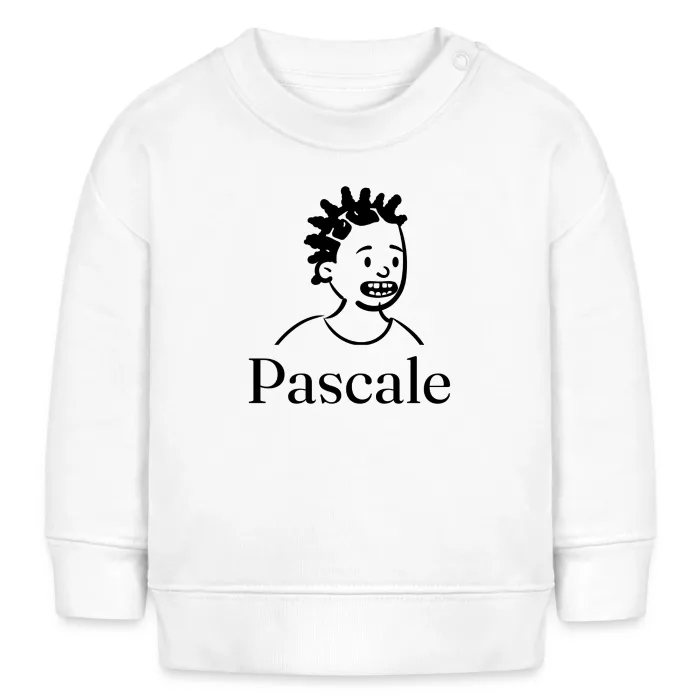 Sweat bébé personnalisé au prénom Pascale
