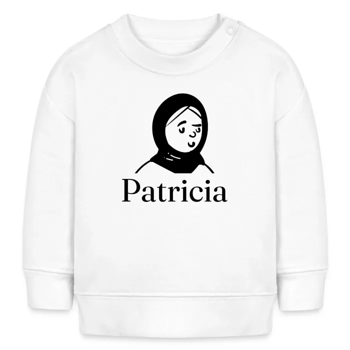 Sweat bébé personnalisé au prénom Patricia