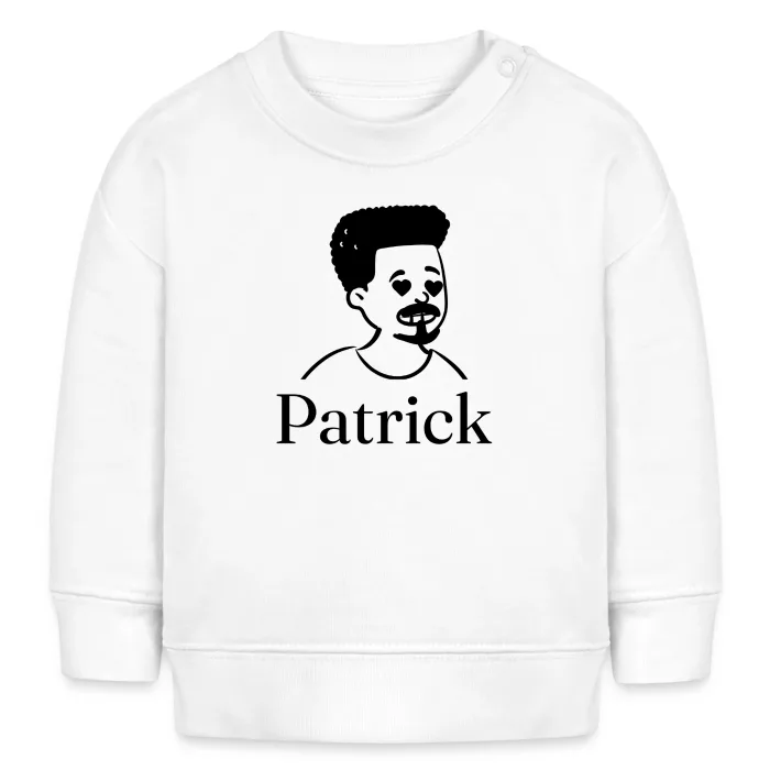 Sweat bébé personnalisé au prénom Patrick