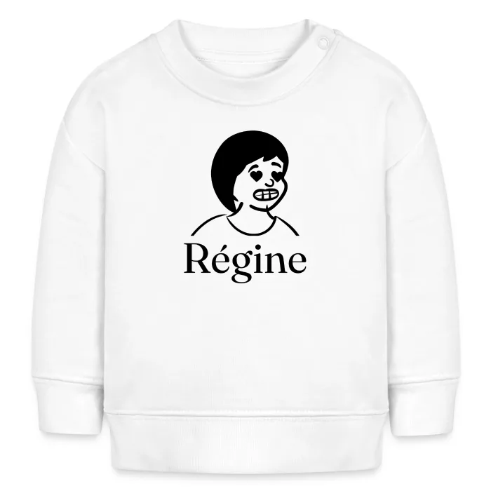 Sweat bébé personnalisé au prénom Régine
