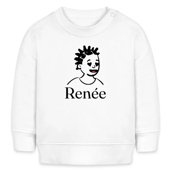 Sweat bébé personnalisé au prénom Renée