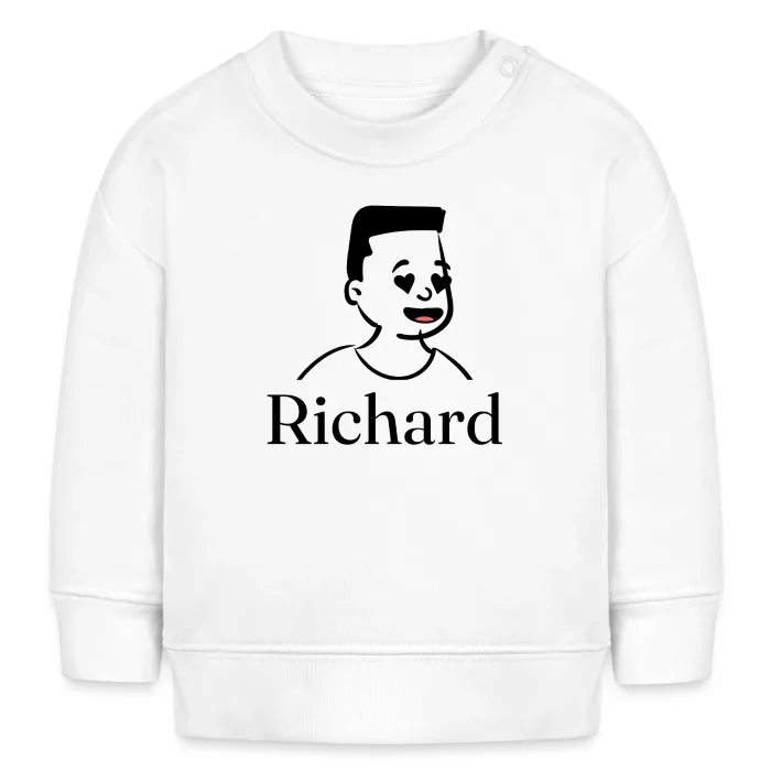 Sweat bébé personnalisé au prénom Richard