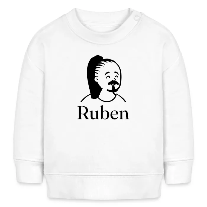 Sweat bébé personnalisé au prénom Ruben