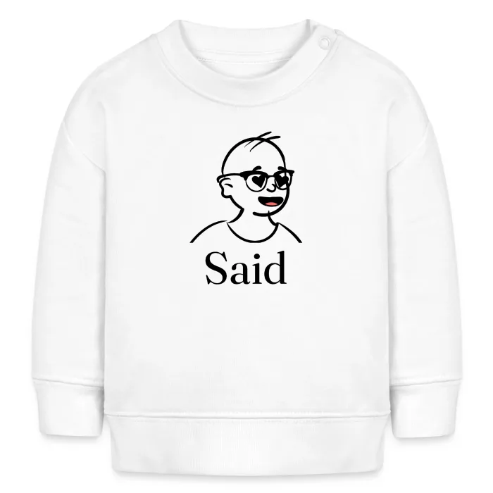 Sweat bébé personnalisé au prénom Said
