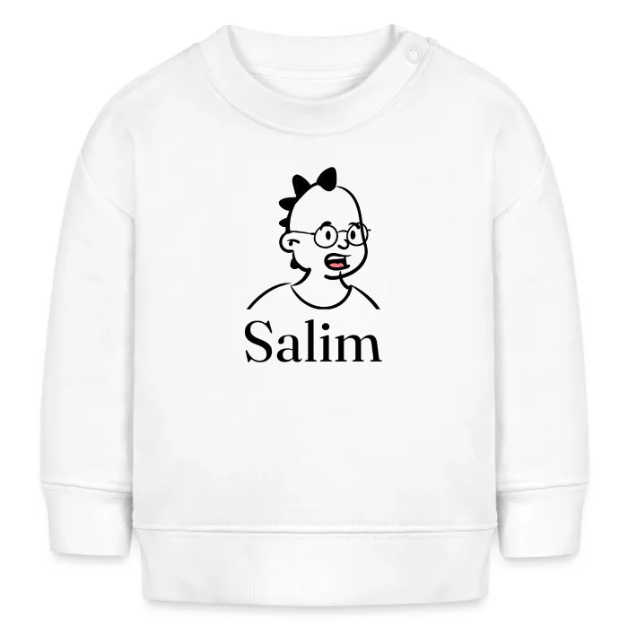 Sweat bébé personnalisé au prénom Salim