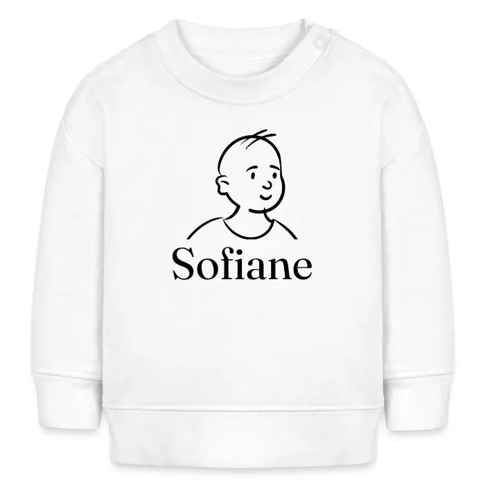 Sweat bébé personnalisé au prénom Sofiane