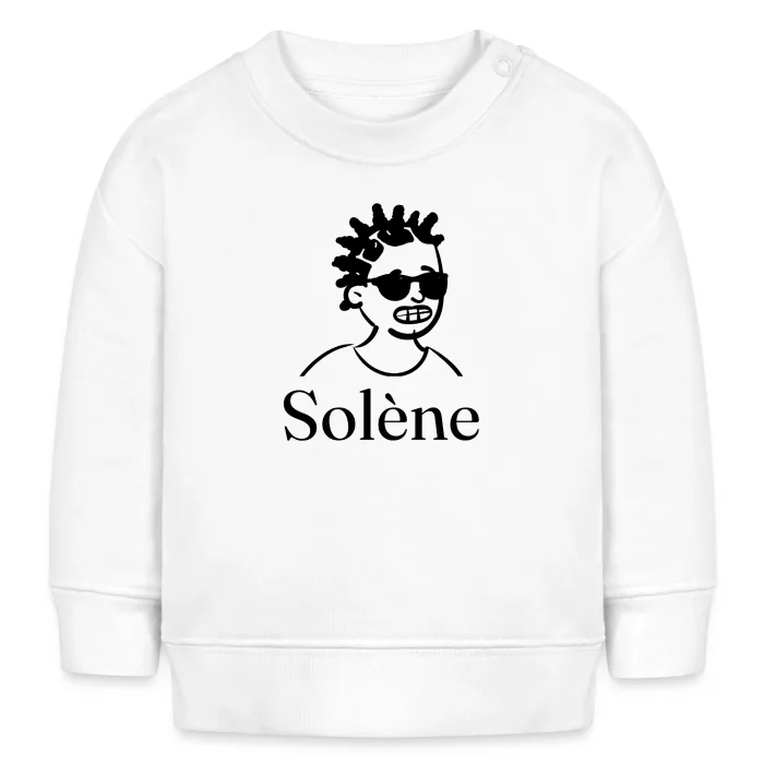 Sweat bébé personnalisé au prénom Solène